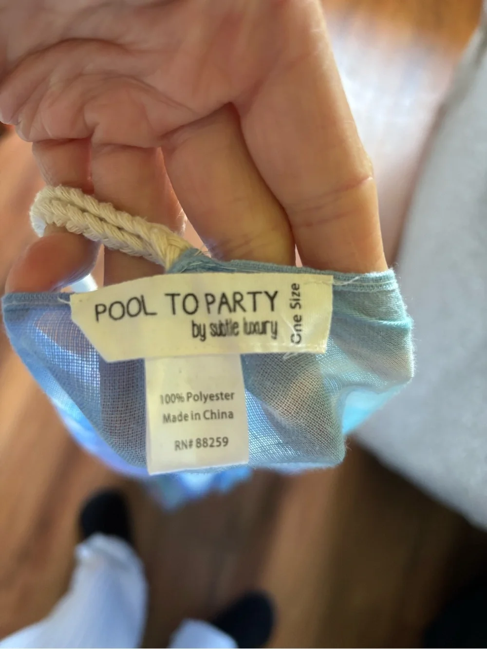 Subtle Luxury Pastel Tie-Dye Swim Coverup